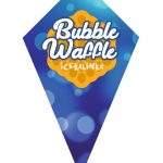 rożek do bubble waffle niebieski tył