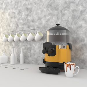 Czekoladziarka 5l GBG żółta limitowana edycja Carpigiani Horeca - obrazek 4