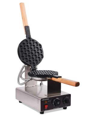 Gofrownica bąbelkowa bubble waffle czarna WYSOKA JAKOŚĆ - obrazek 5
